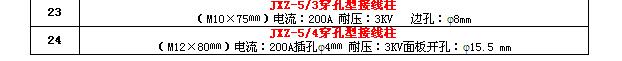 接线柱,电力专用接线柱,压接式接线柱 JXZ-2/4 铜接线柱